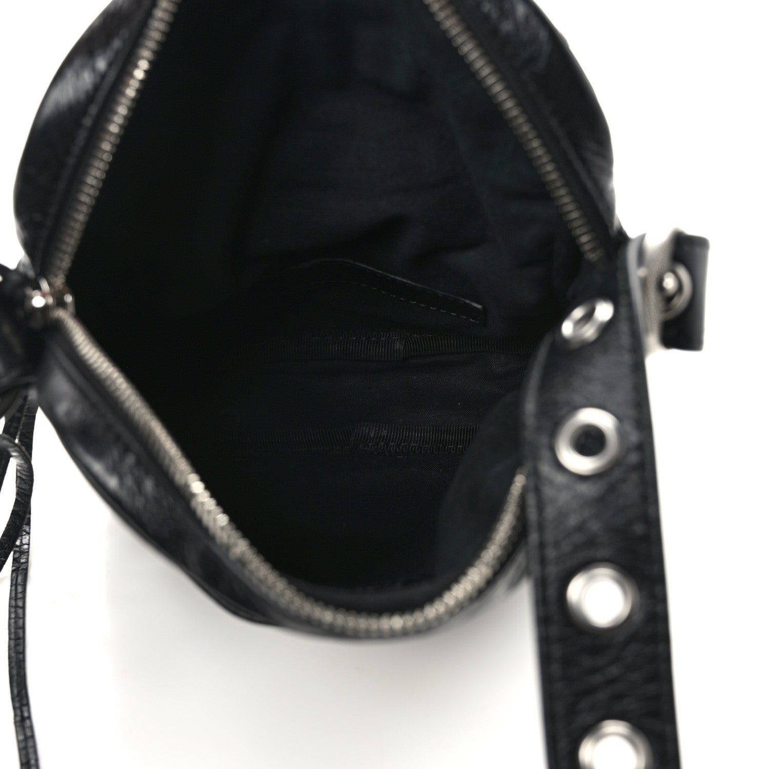 Balenciaga Agneau Arena Le Cagole Crossbody Bag Black 6 of 15