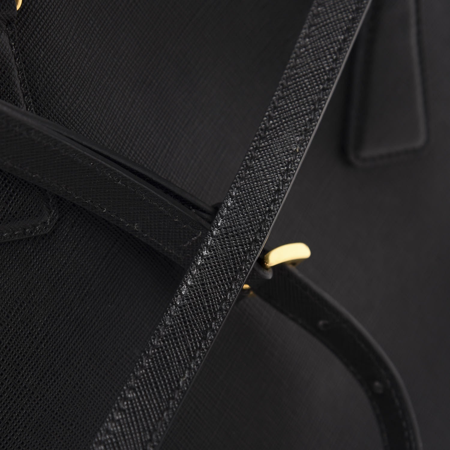 Prada Saffiano Medium Galleria Double Zip Tote Black 11 of 13