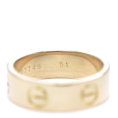 Cartier 18K Yellow Gold 5.5mm LOVE Ring 51 5.75 6 of 6