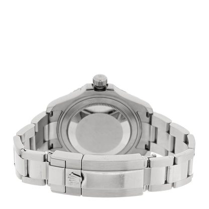 Rolex Stainless Steel Platinum 37mm Oyster Perpetual Date Yacht-Master Watch Slate 268622 3 of 4