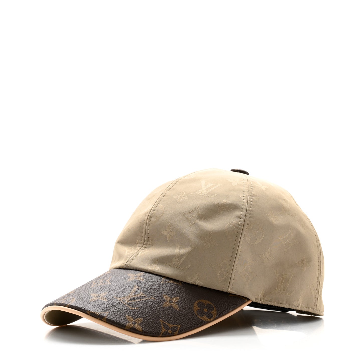Monogram Polyester Silk LV Get Ready Cap M Beige