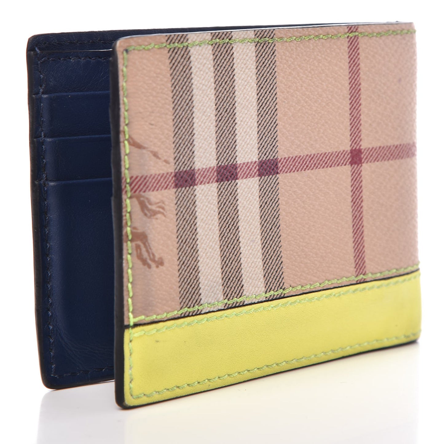 Haymarket Check BBi-Fold Wallet Yellow
