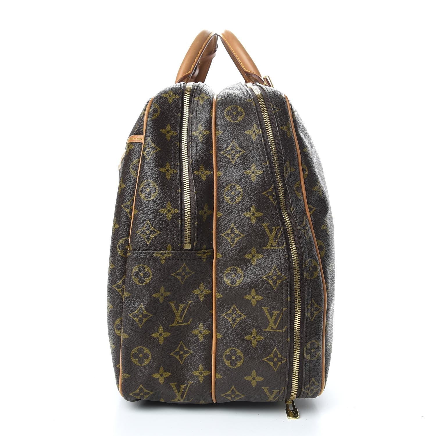 Louis Vuitton Monogram Alize 2 Compartment Luggage Travel Bag 13 of 13
