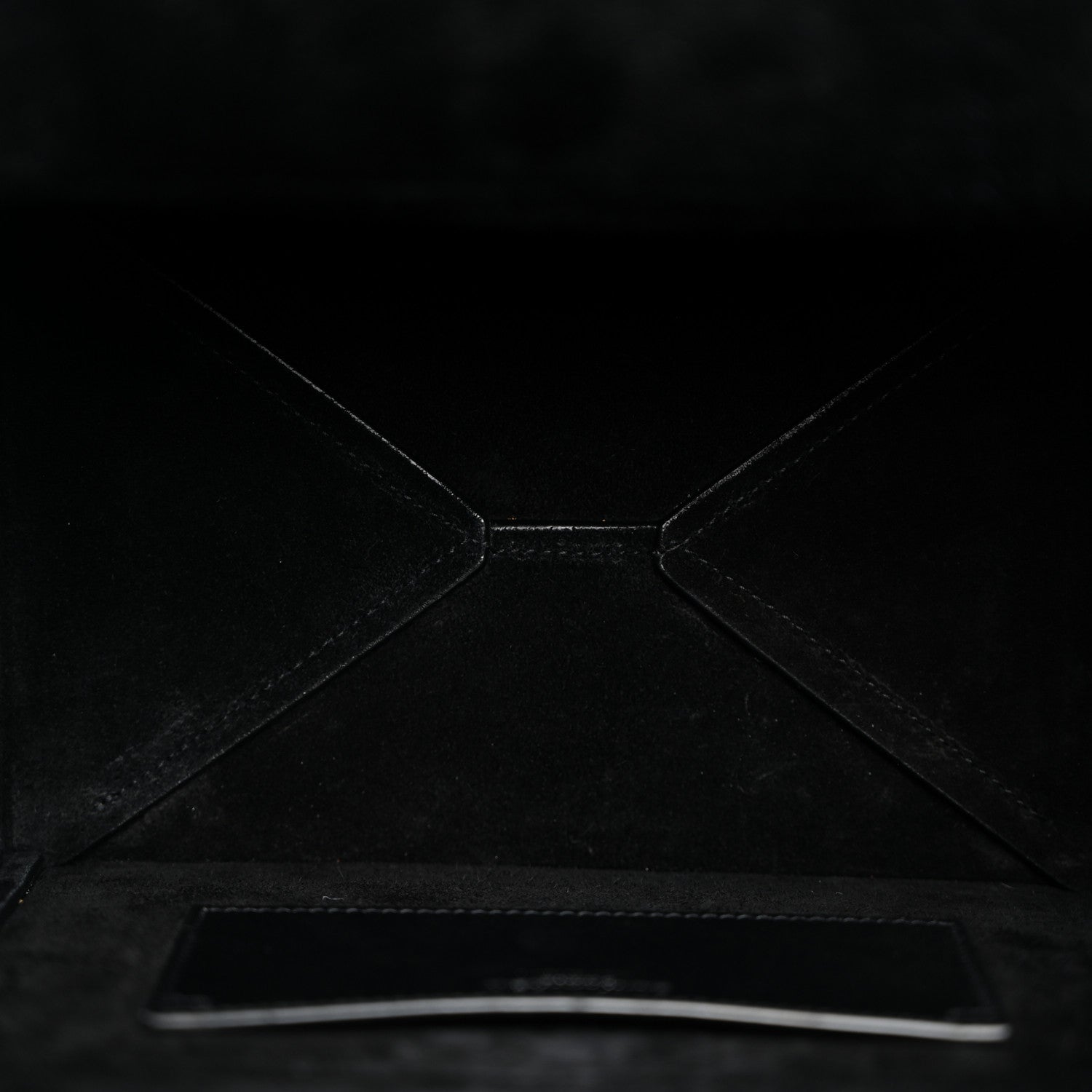 Saint Laurent Calfskin Monogram Take Away Box Black 5 of 7