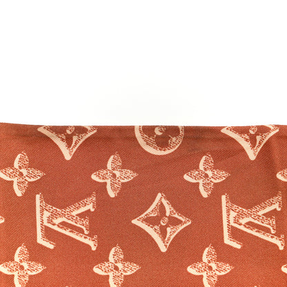 Louis Vuitton Silk Monogram Fall For You Bandeau Brown 6 of 7
