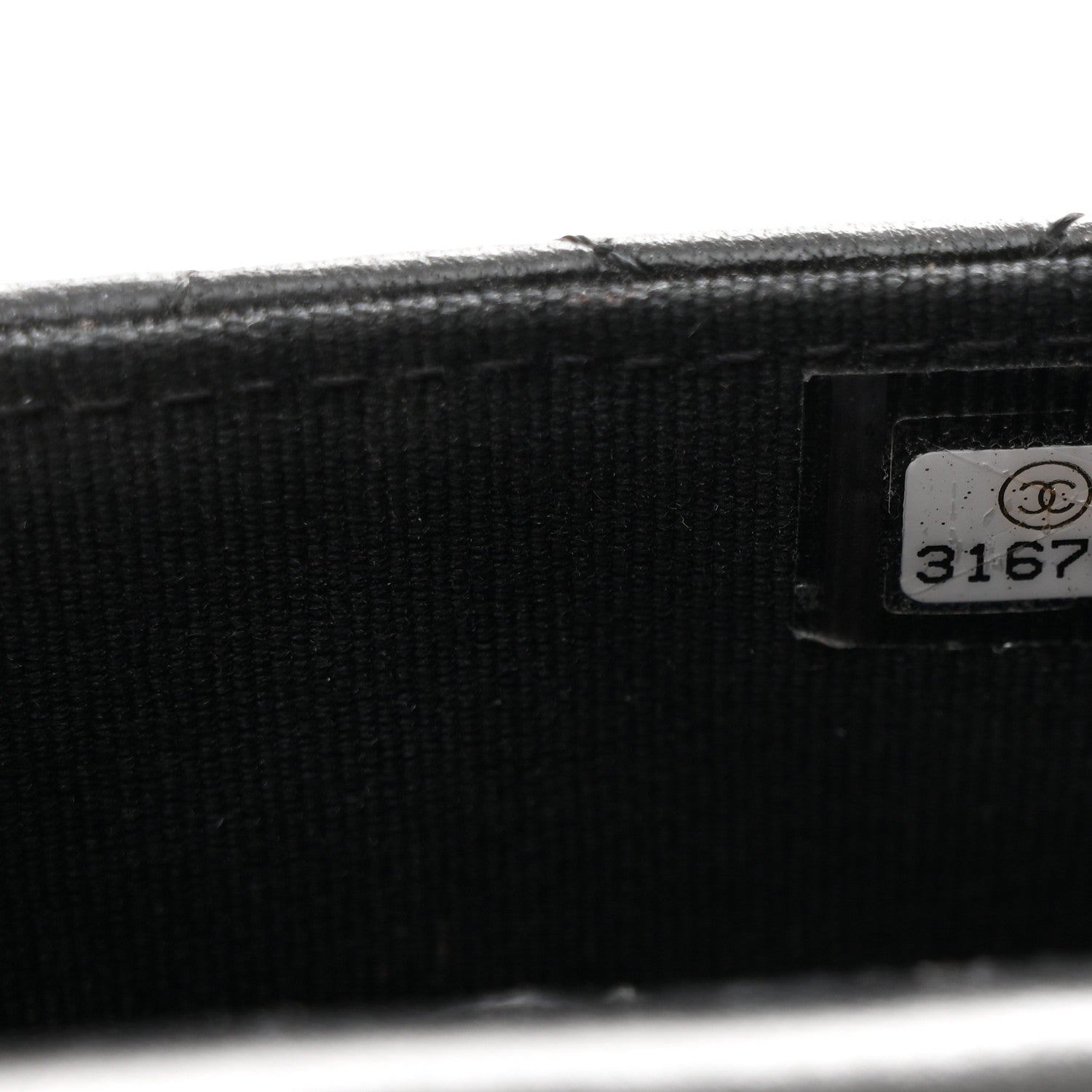 Chanel Lambskin Quilted Top Handle Flap Coin Purse With Chain Black 7 of 11