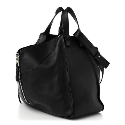 Loewe Calfskin Medium Hammock Shoulder Bag Black 4 of 11