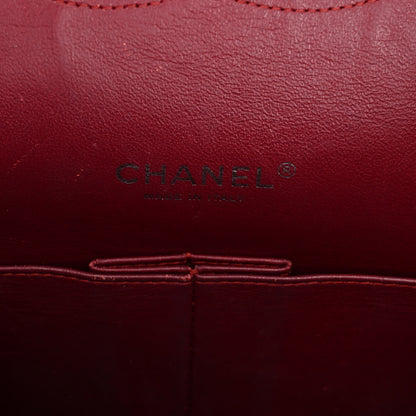 Chanel Patent Quilted Maxi Double Flap Red 6 of 19
