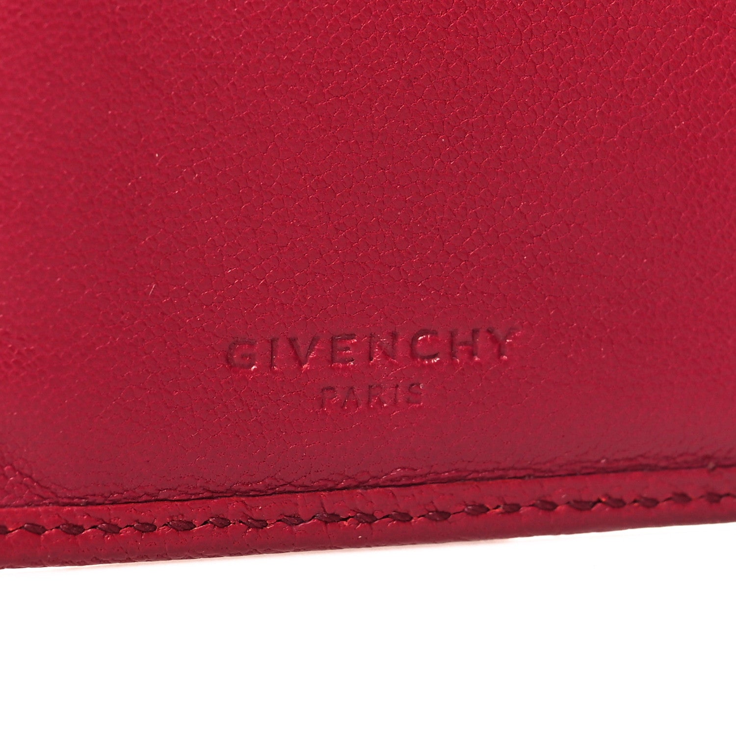 Givenchy Goatskin Pandora Wallet Raspberry 7 of 10