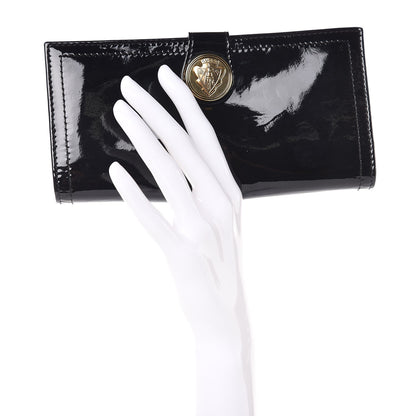 Gucci Patent Hysteria Continental Wallet Black 2 of 9