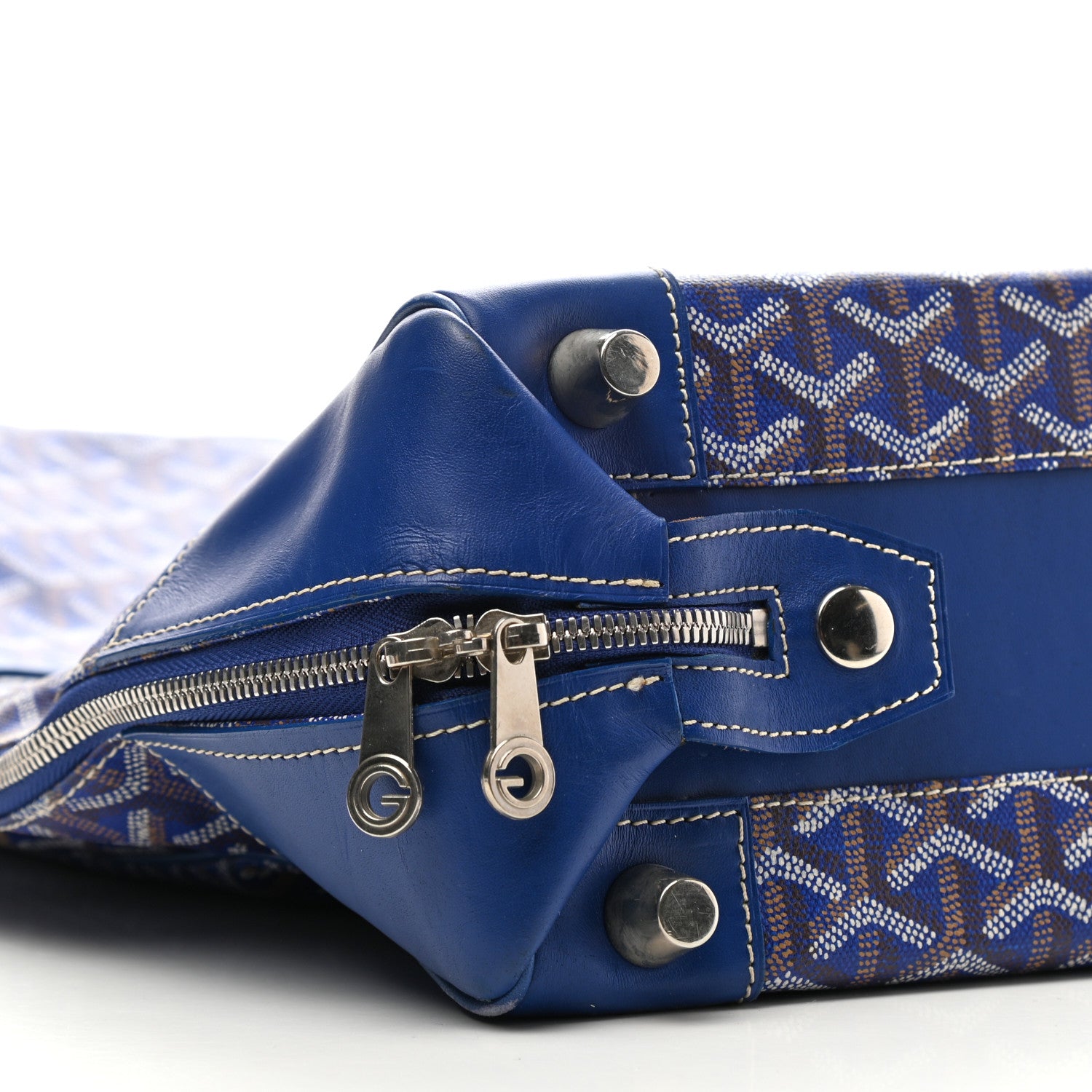 Goyard Goyardine Porte-Habits Garment Bag Blue 9 of 17