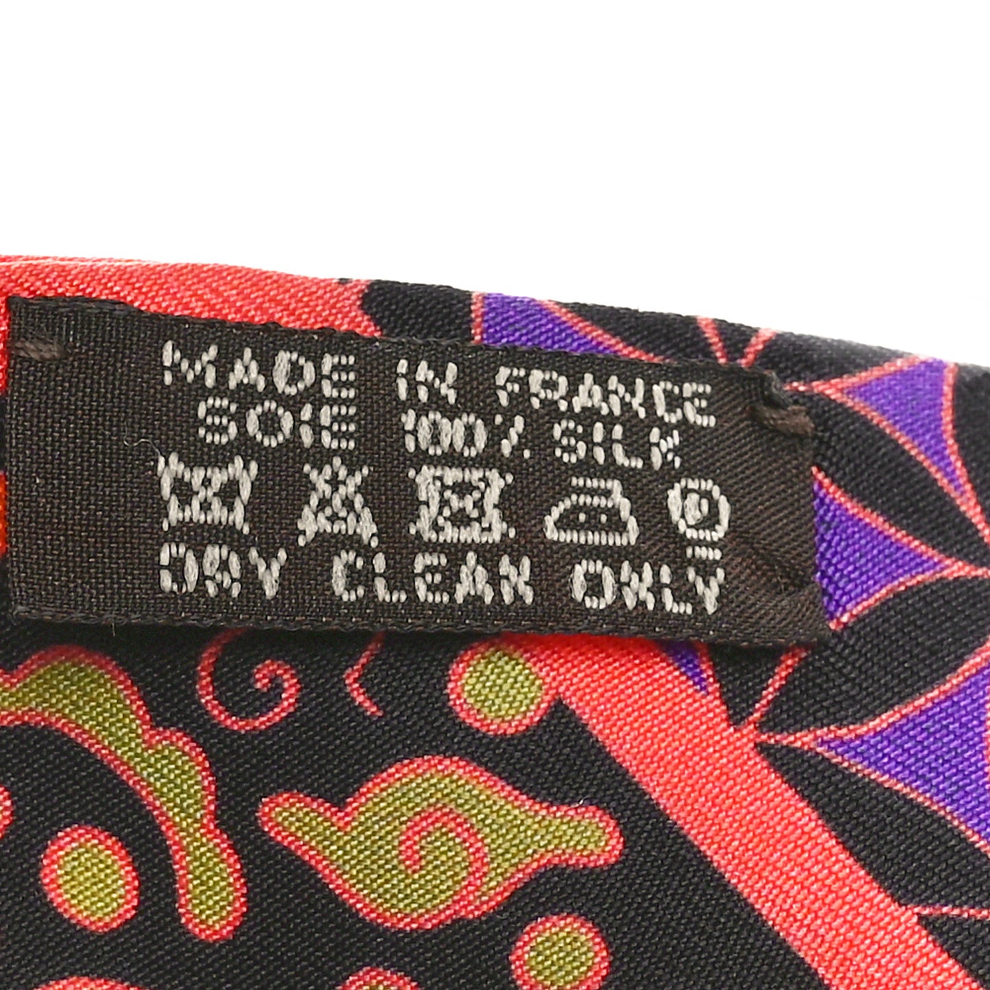 Silk Collections Imperiales Twilly Orange Fuchsia Black