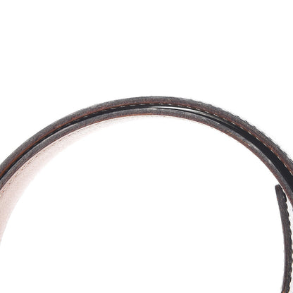 Hermes Box Courchevel 32mm H Belt 65 Black Gold 6 of 11