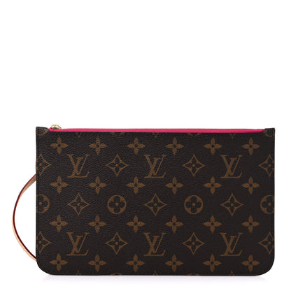 Louis Vuitton Monogram Neverfull MM GM Pochette Pivoine 1 of 10