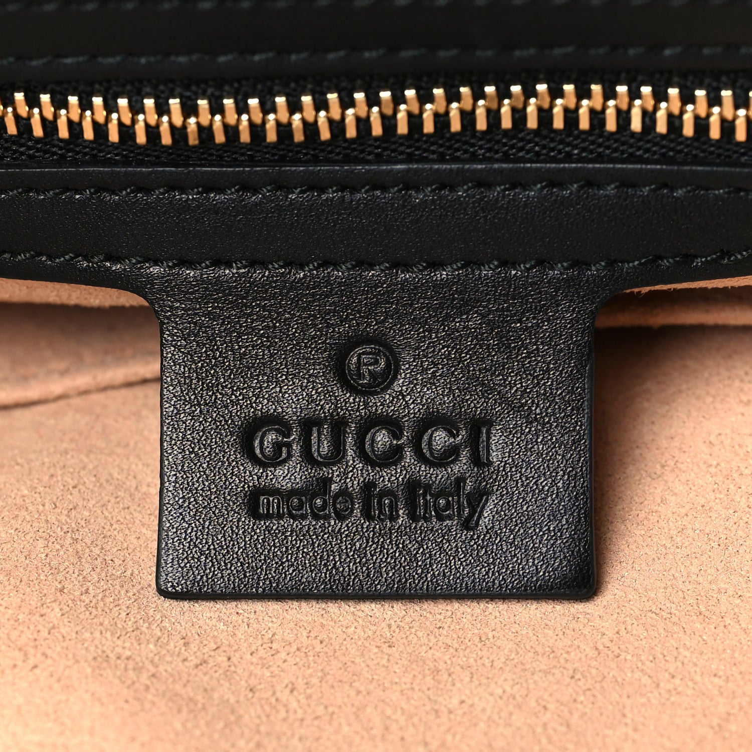 Gucci Apollo Calfskin GG Dadini Embroidered Chain Hobo Black 6 of 10