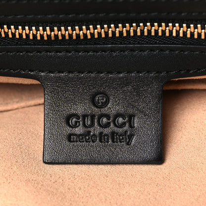 Gucci Apollo Calfskin GG Dadini Embroidered Chain Hobo Black 6 of 10