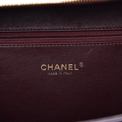 Chanel Caviar Quilted Large CC Filigree Vanity Case Beige Black 8 of 9