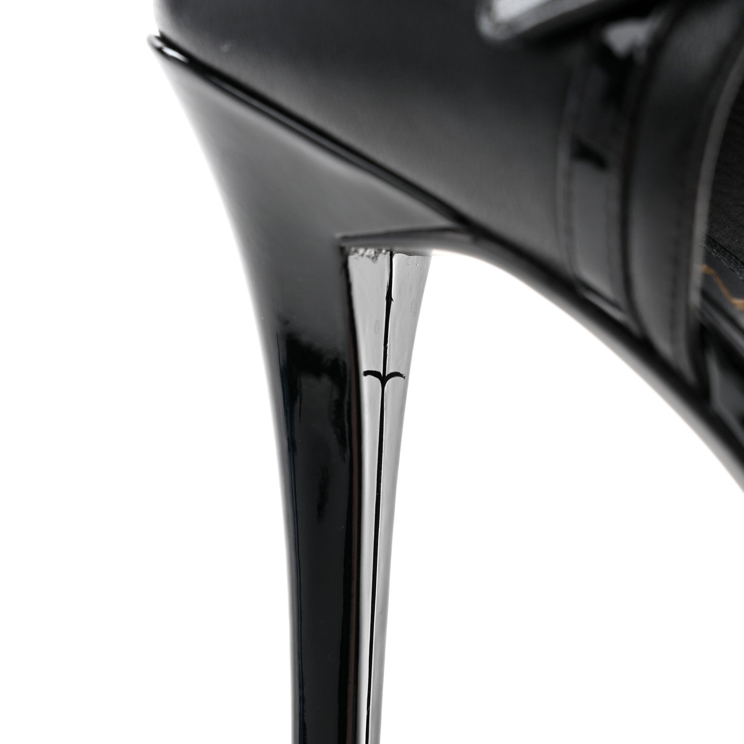 Chanel Patent Calfskin CC Ankle Strap Pumps 38 Black 10 of 10