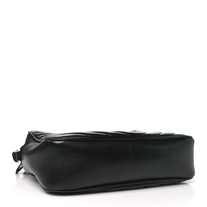 Saint Laurent Calfskin Matelasse Monogram Lou Camera Bag Black 4 of 13