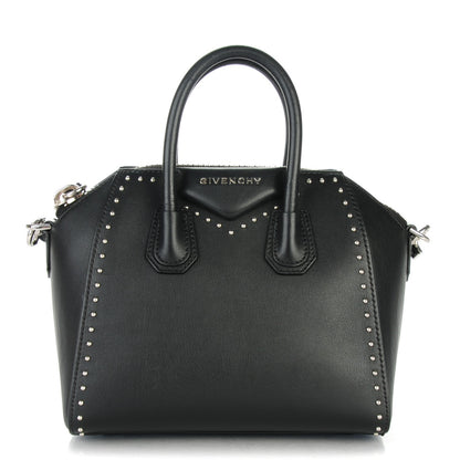 Givenchy Smooth Calfskin Mini Studded Antigona Black 1 of 7