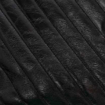 Chanel Calfskin Chevron Quilted Medium Coco Handle Flap Black 16 of 16