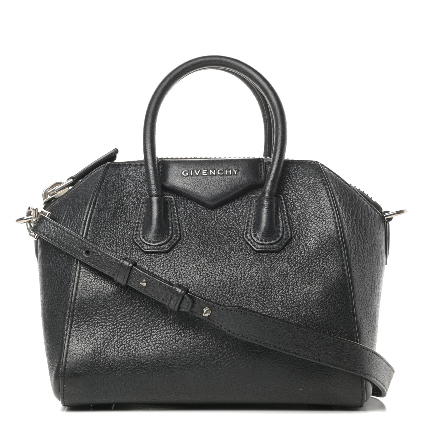 Sugar Goatskin Mini Antigona Black