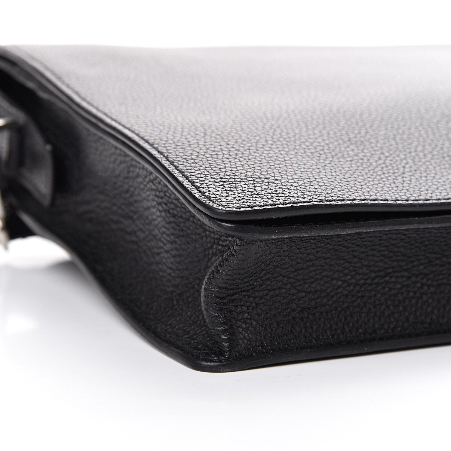 Prada Vitello Phenix Messenger Satchel Black 9 of 10