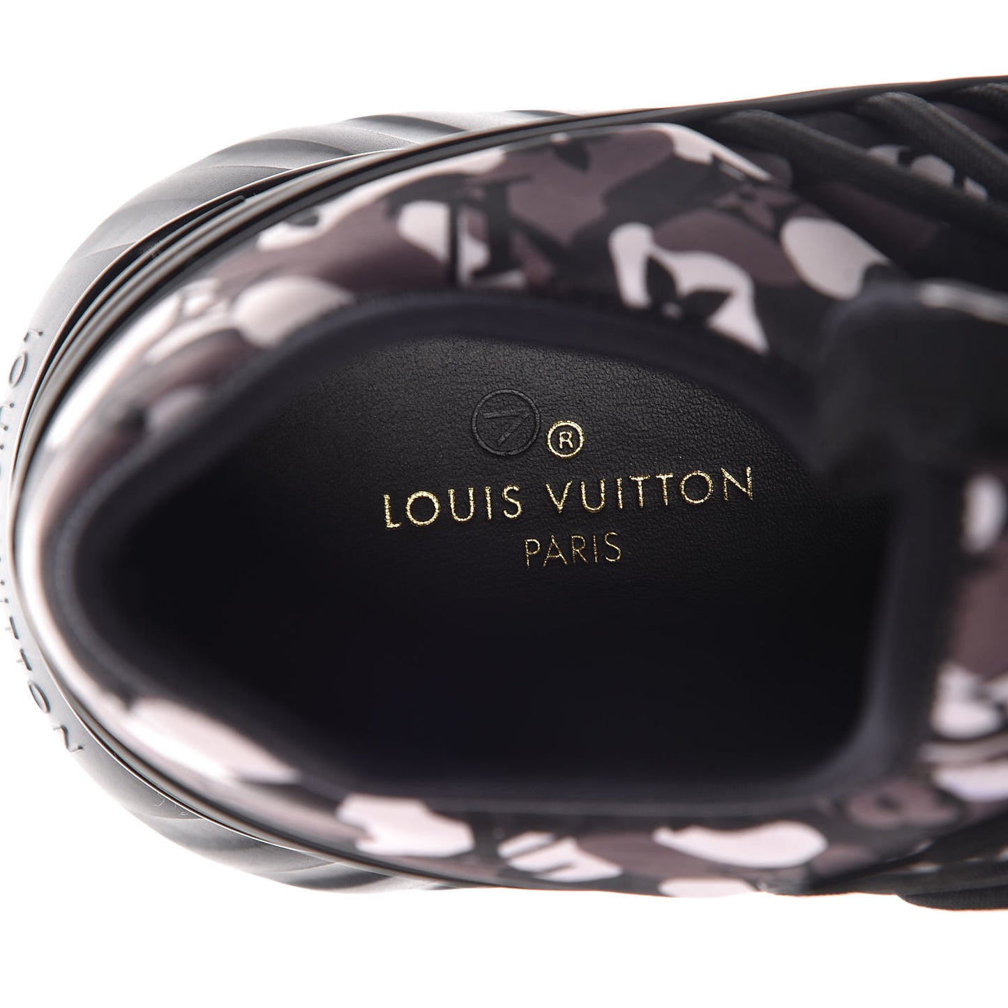 Neoprene Mesh Rubber Monogram Camo Fastlane Low Sneakers 9.5 Black