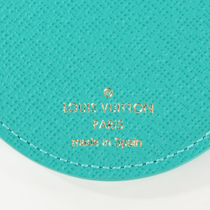 Louis Vuitton Monogram Illustre V Bag Charm Key Ring Turquoise 5 of 6