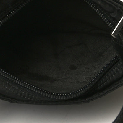 Prada Tessuto Nylon Saffiano Flat Messenger Bag Black 7 of 10