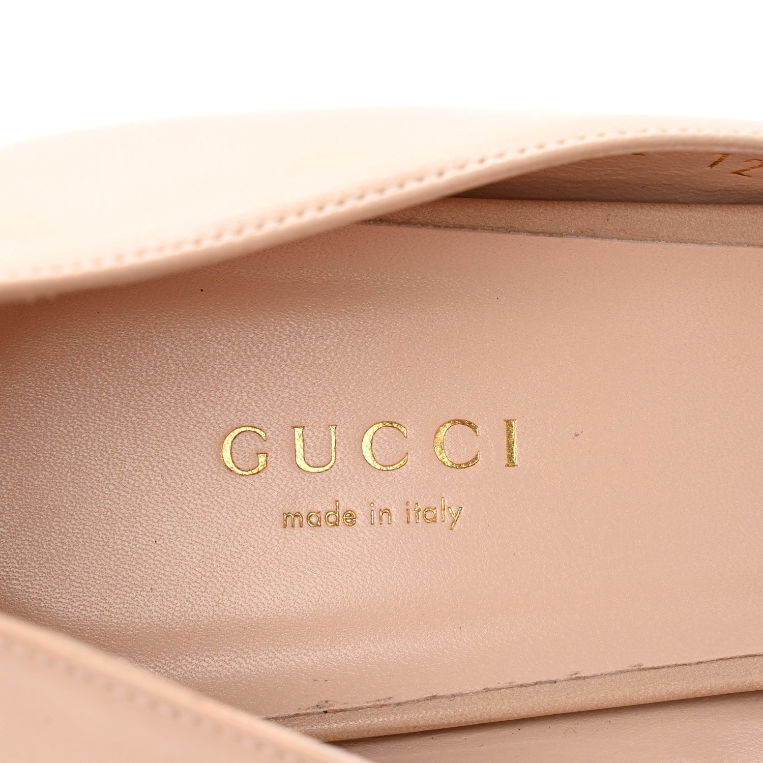 Gucci Malaga Kid Mary Jane Angel Platform High Heel Pumps 40.5 Skin Rose 8 of 11