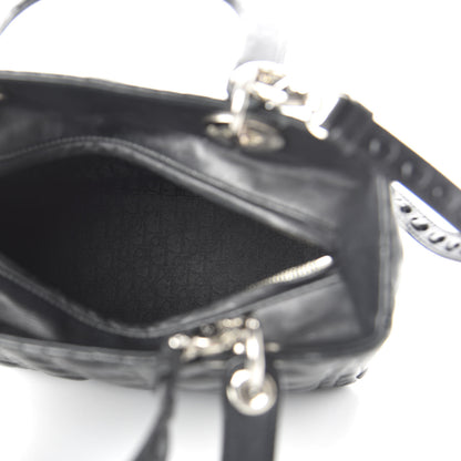 Christian Dior Lambskin Cannage Medium Whipstitch Lady Dior Black 5 of 9