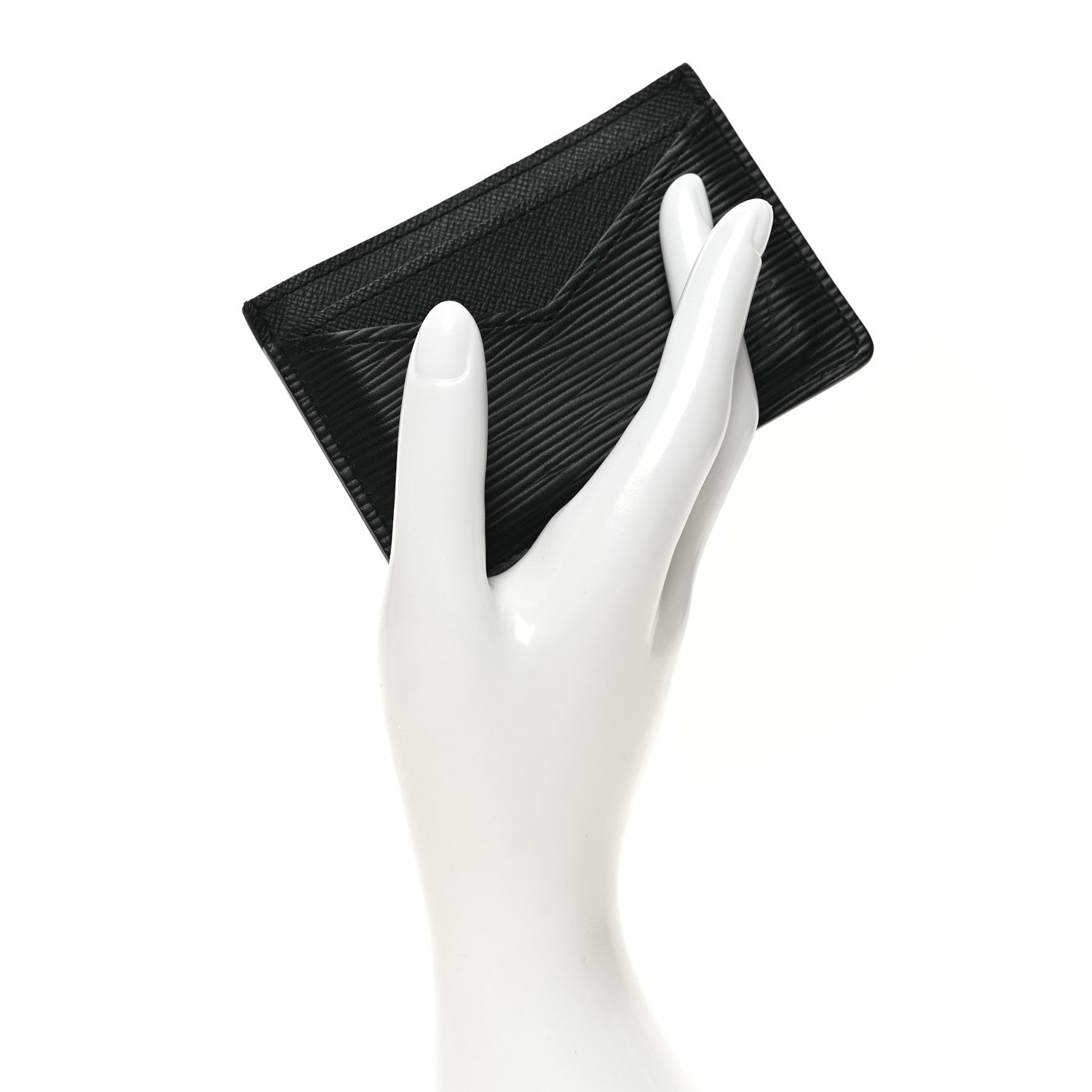 Louis Vuitton Epi Neo Porte-Cartes Card Holder Black 2 of 9