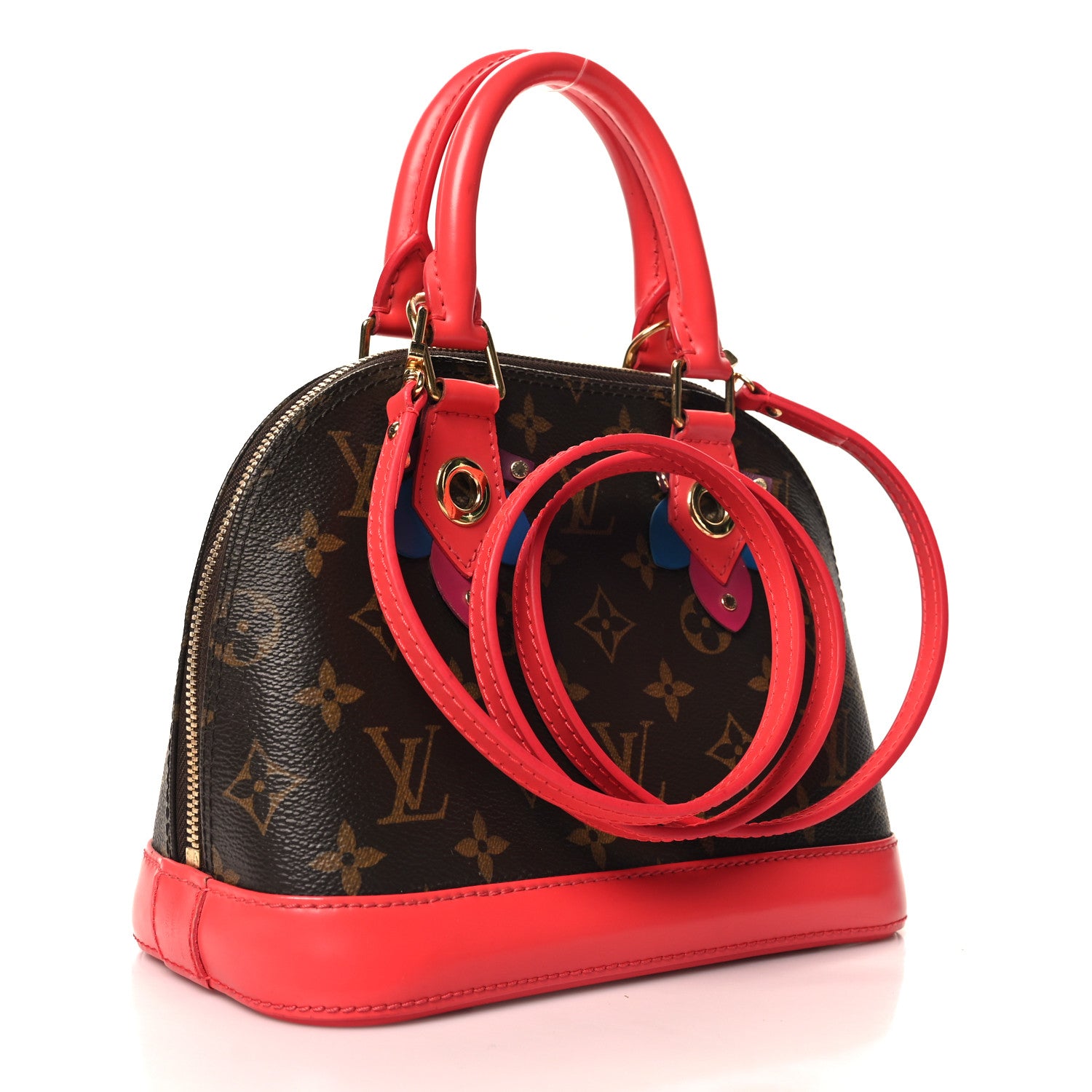 Louis Vuitton Monogram Totem Alma BB Flamingo 3 of 9