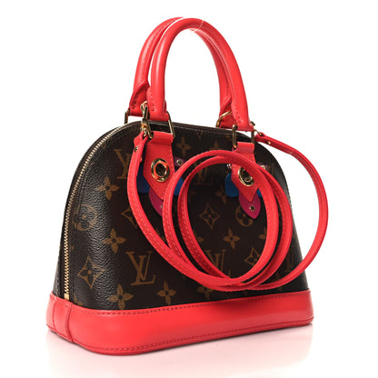 Louis Vuitton Monogram Totem Alma BB Flamingo 3 of 9