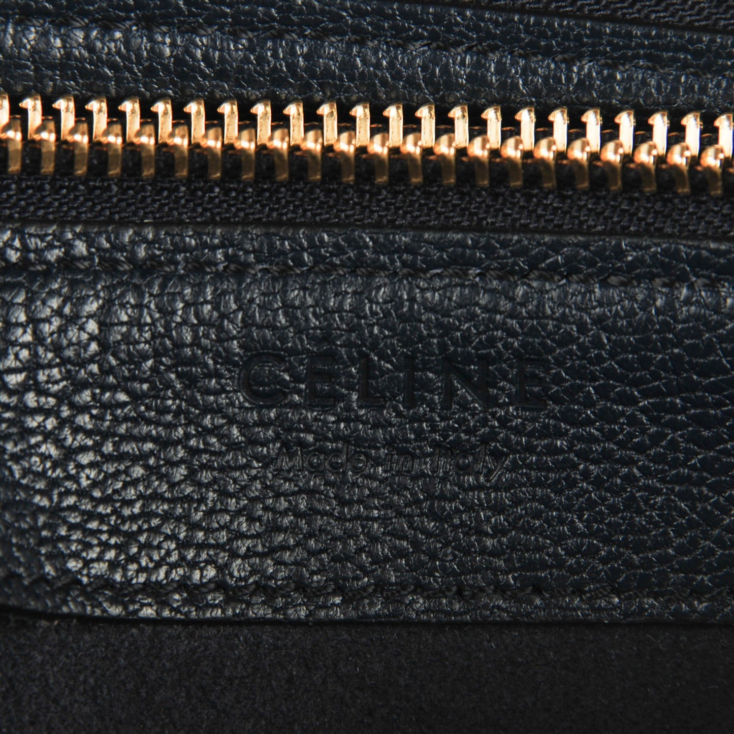 Goatskin Large Trio Crossbody Bag Dark Blue