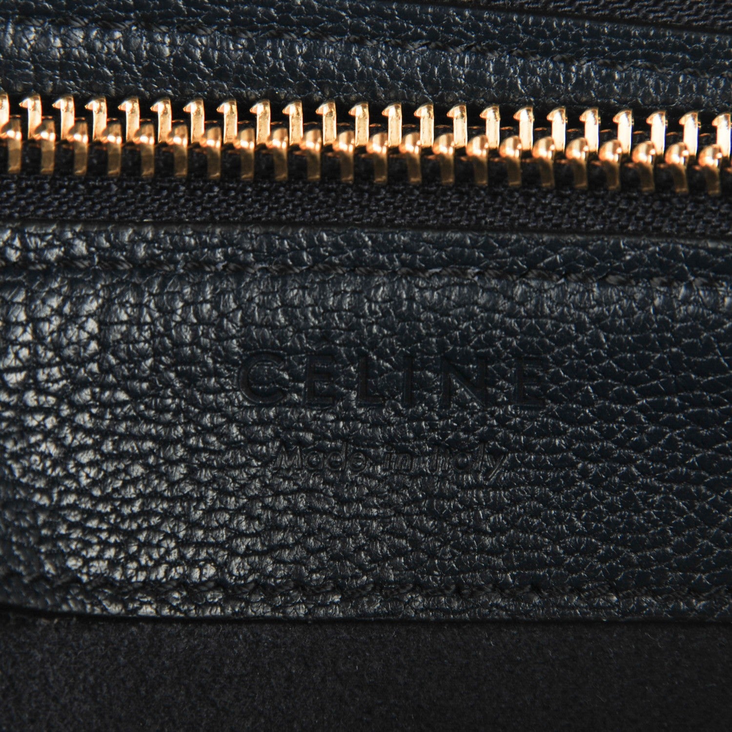 Celine Goatskin Large Trio Crossbody Bag Dark Blue 6 of 7