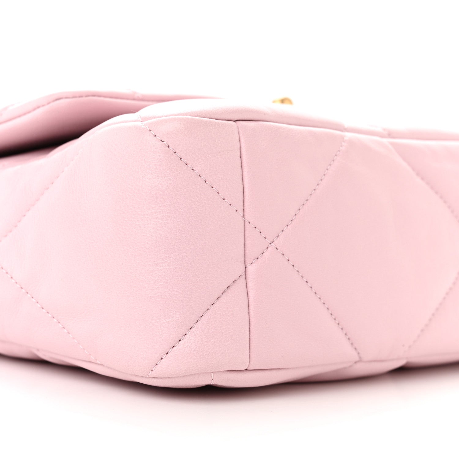 Chanel Lambskin Quilted Medium Chanel 19 Flap Light Pink 9 of 11