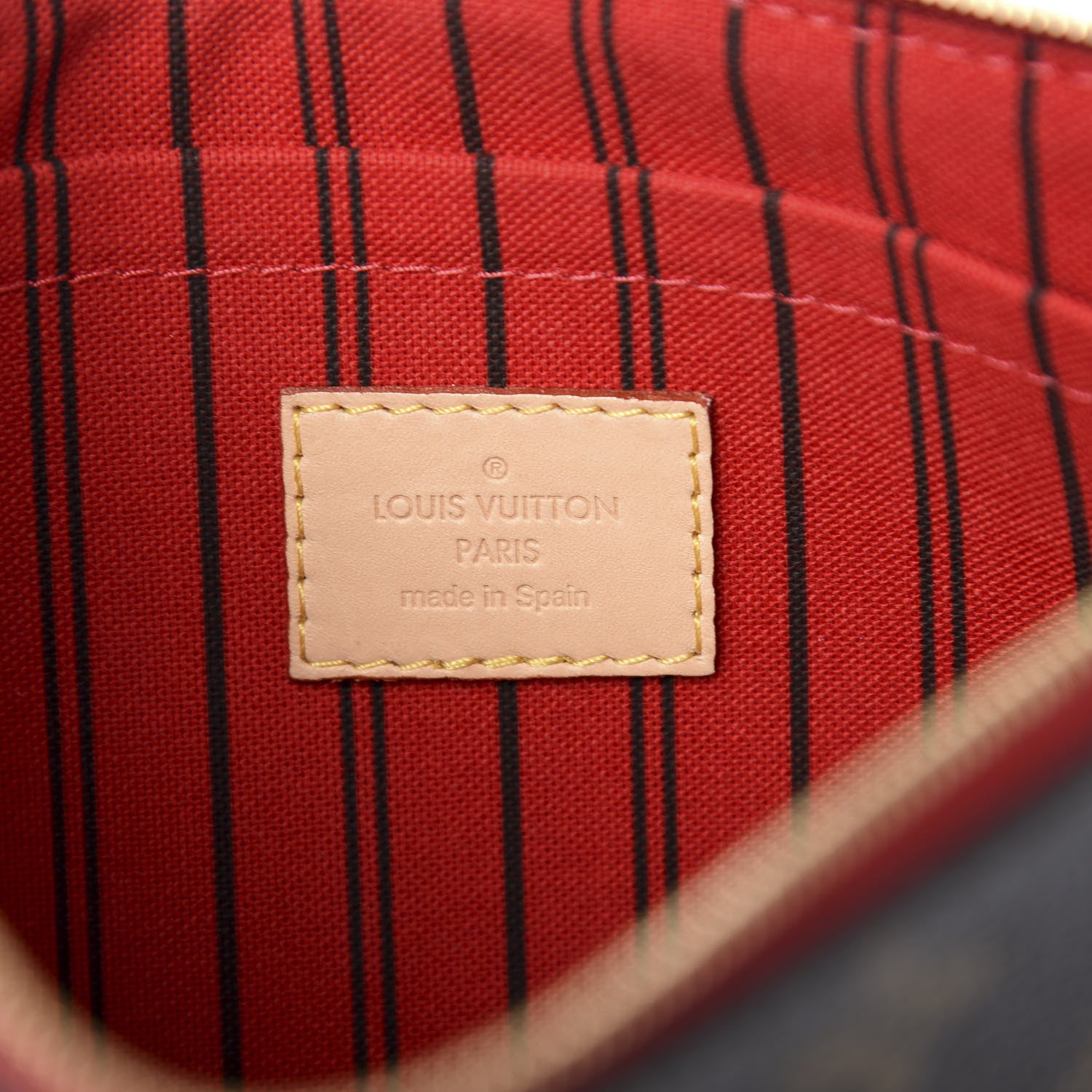 Louis Vuitton Monogram Neverfull MM GM Pochette Cherry 5 of 6