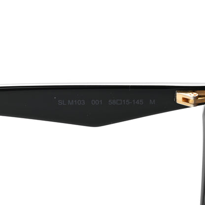 Saint Laurent New Wave SLM103 Kate Cat Eye Sunglasses Black 6 of 8