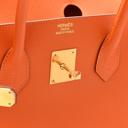 Hermes Epsom Birkin 35 Orange 6 of 12