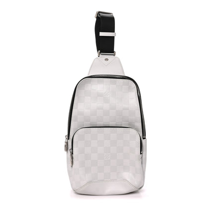Louis Vuitton Damier Infini Avenue Sling Bag White 1 of 9