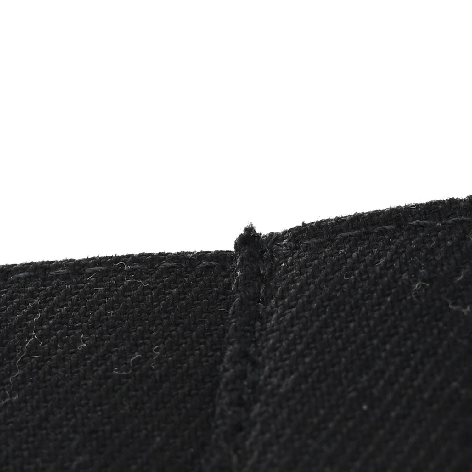 Saint Laurent Linen Calfskin Rive Gauche Tote Black 12 of 12