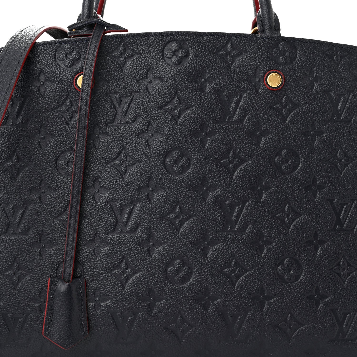 Louis Vuitton Empreinte Montaigne GM Marine Rouge 8 of 16