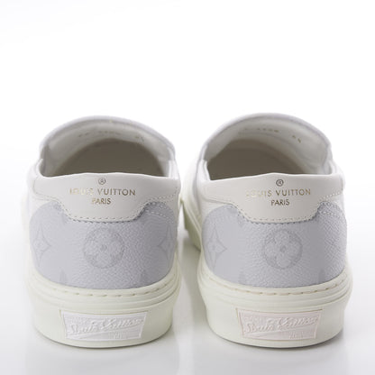 Louis Vuitton Monogram Trocadero Slip On Sneakers 5.5 White 6 of 9