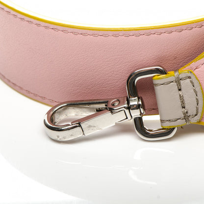 Fendi Vitello Dolce Bi-Color Strap You Grigio Polvere Bubblegum 6 of 6