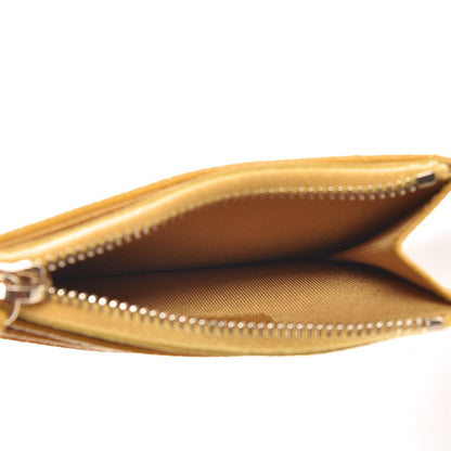 Chanel Caviar Quilted CC Zip Card Holder Yellow 7 of 8