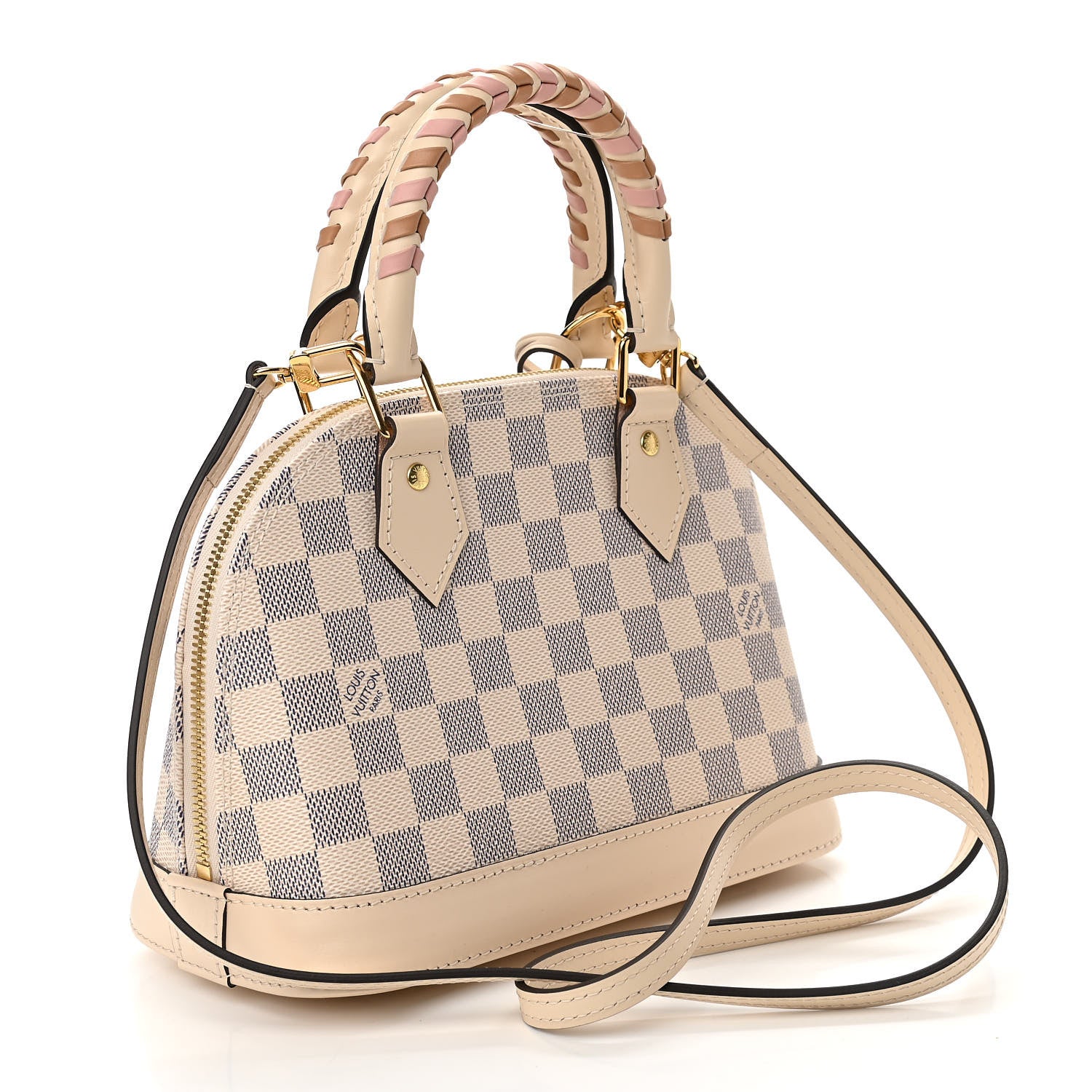Louis Vuitton Damier Azur Braided Alma BB 3 of 9