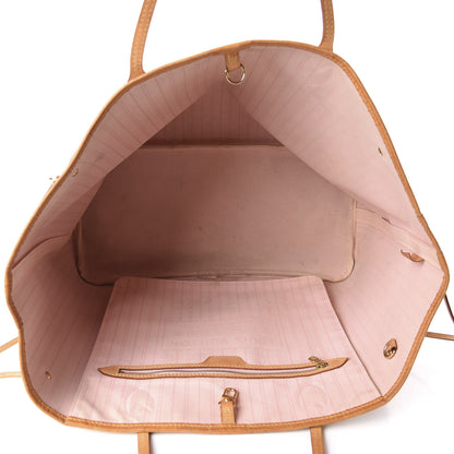Louis Vuitton Damier Azur Neo Neverfull GM Rose Ballerine 5 of 14