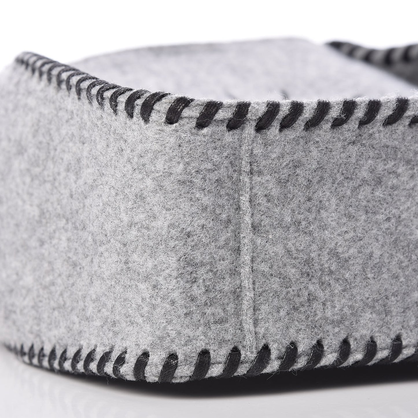 Eco Felt Mini Logo Crossbody Smoke Slate